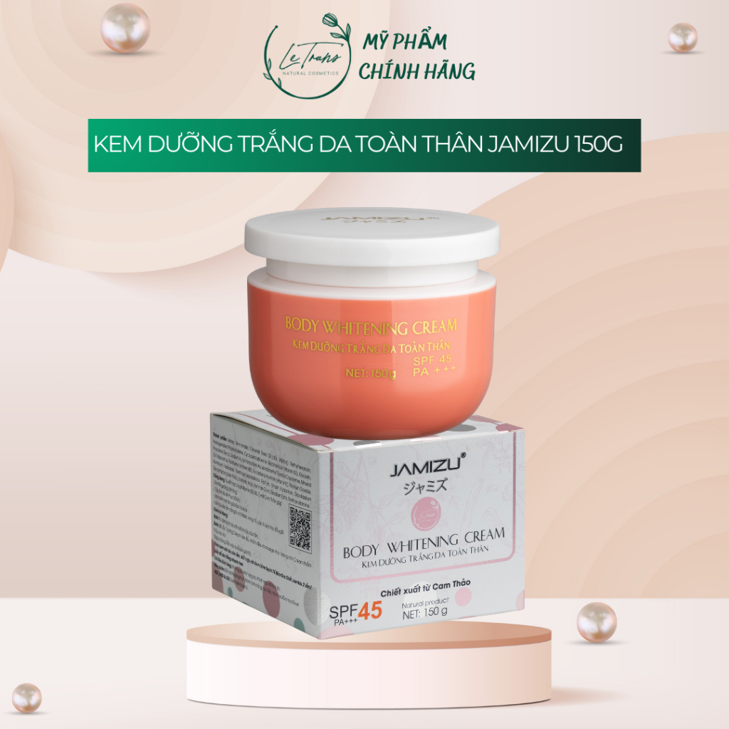 Kem Dưỡng Trắng Da Toàn Thân Body Vitamin Jamizu 150g - Da Trắng Sáng Bật Tông