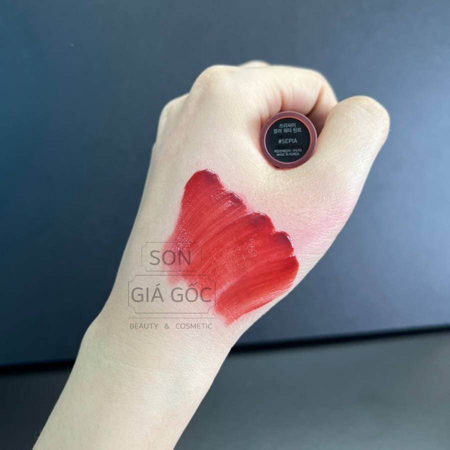 son kem lì 3CE Blur water tint (đầy đủ mã màu)