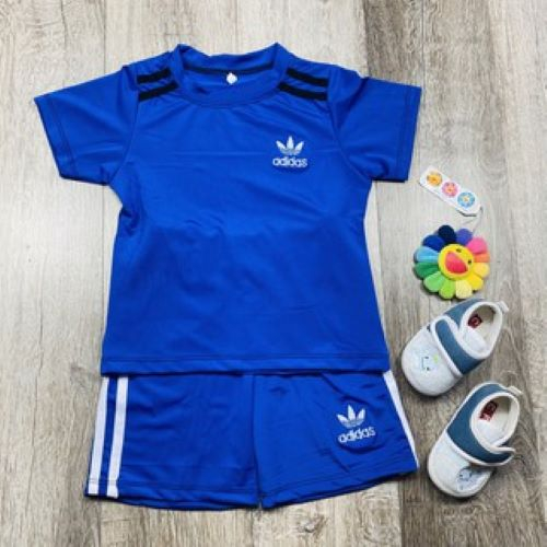 Đồ bộ trẻ em thời trang Jun Secret chất vải thun lạnh hoạt tiết đơn giản đáng yêu mÃ BÉ ADIDAS