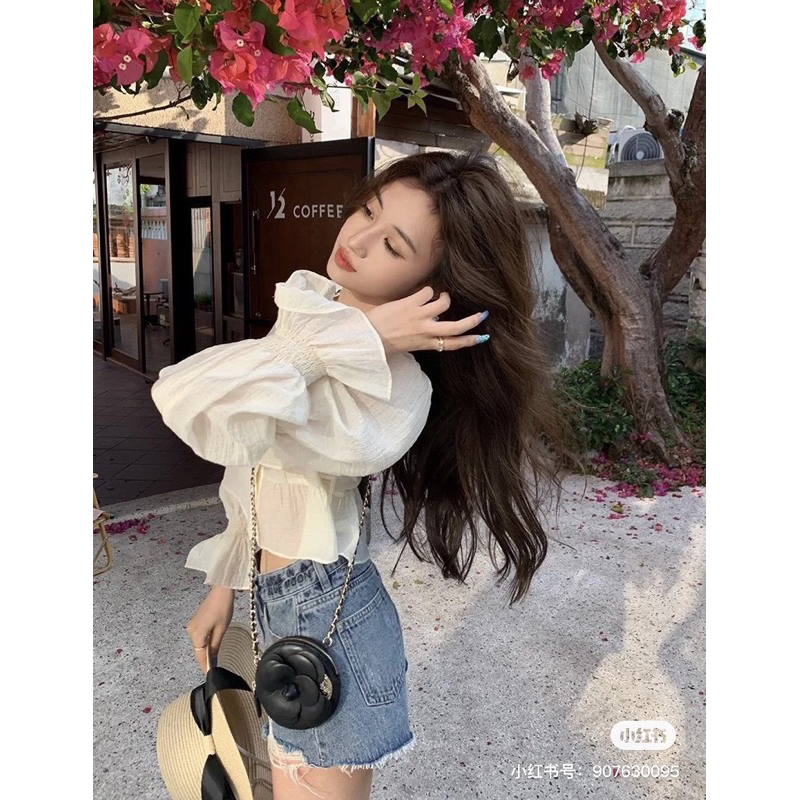 Túi Đeo Chéo Cha Neo Hoa Trà Super Full Box