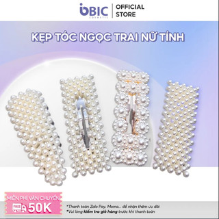 Kẹp tóc nữ đính ngọc trai nhân tạo thời trang kiểu Hàn Quốc kẹp tóc siêu xinh ZH-KT01