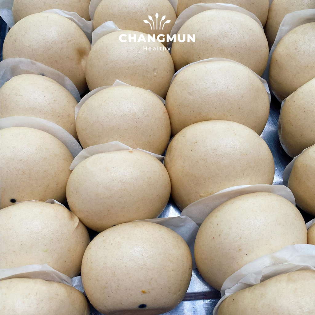 Bánh bao nguyên cám xá xíu CHANGMUN Healthy dành cho Eat Clean ăn kiêng