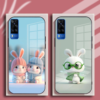 Ốp lưng vivo y51 2020 lưng kính cường lực cao cấp