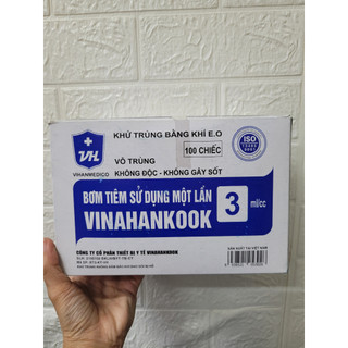 Bơm tiêm Vinahankook 1ml, 3ml, 5ml - 1 ống