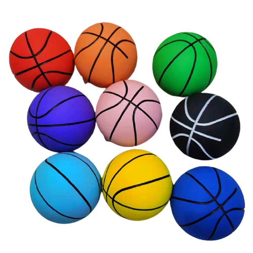 Bóng rổ mini 6cm basketball đồ chơi bóng nẩy căng đàn hồi