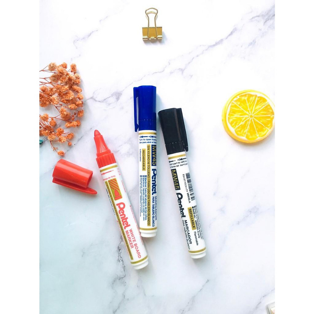 Bút viết bảng Pentel thay được mực MW45