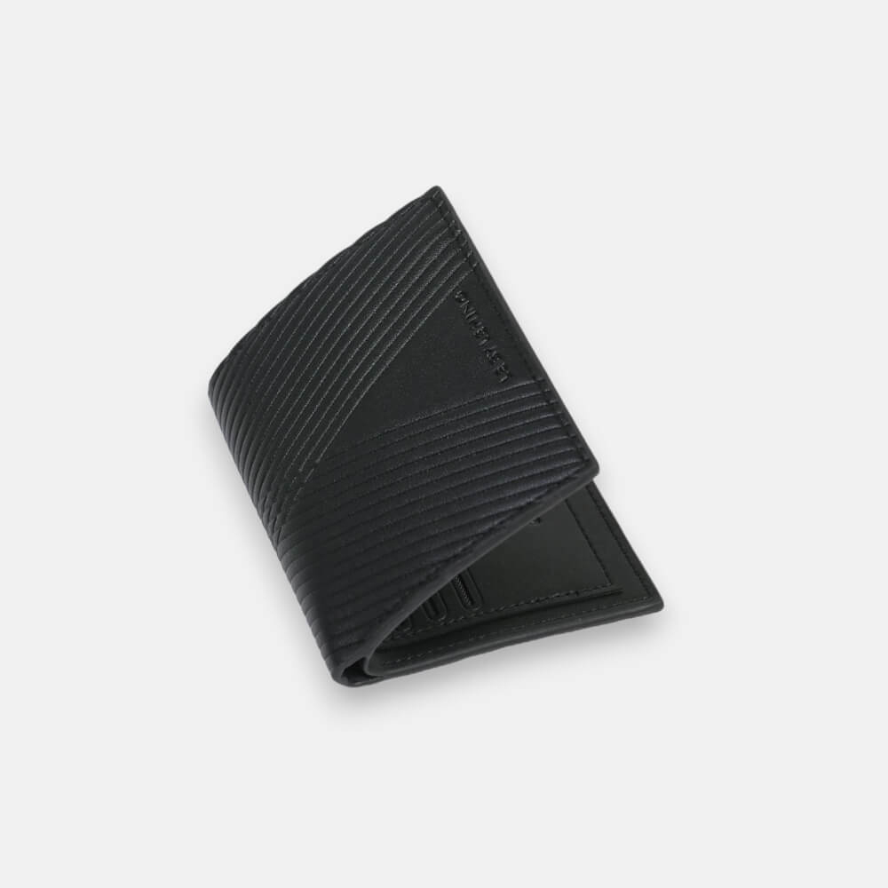 Ví Nam Lemino Kiểu Dáng Ngang Dọc Vân Đan Chéo LB32AB032