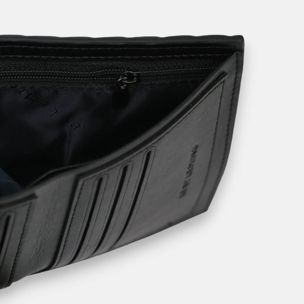 Ví Nam Lemino Kiểu Dáng Ngang Dọc Vân Đan Chéo LB32AB032