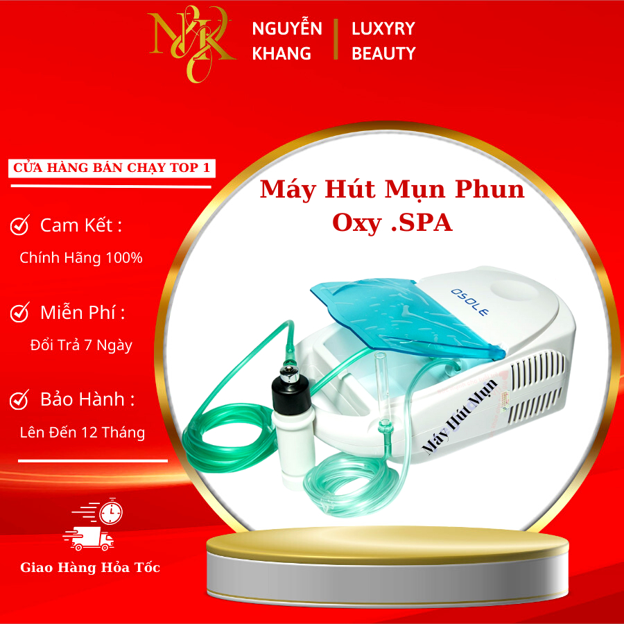 Máy Hút Mụn Phun Sương, Alkato Nova Máy Hút Phụn Đầu Đen Mụn Cám Dùng Cho Spa Thẩm Mỹ Viện.