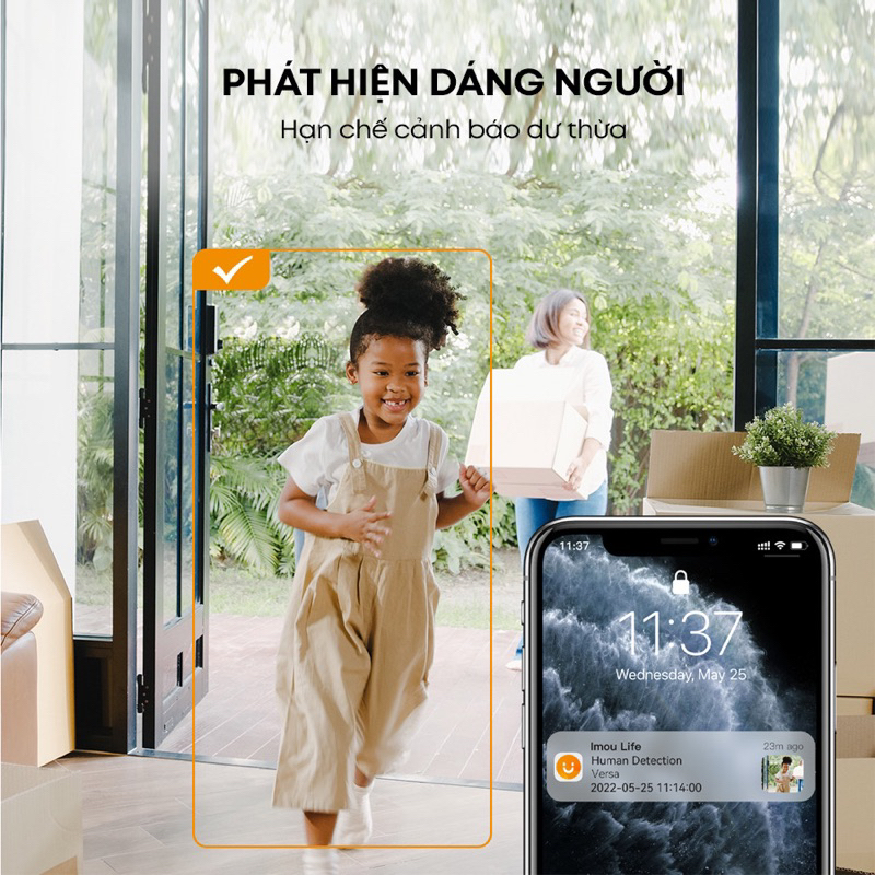 Camera Wifi Trong Nhà và Ngoài Trời Imou Versa - IPC-C22FP- Đàm Thoại 2 Chiều, Có Màu Ban Đêm, Bảo Hành 2 Năm