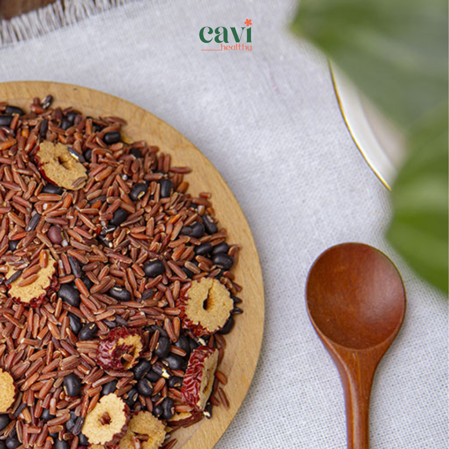 Trà Gạo Lứt Đậu Đen Táo Đỏ Túi 500gram Hỗ Trợ Giảm Cân, Đẹp Da, Hỗ trợ Ngủ Ngon