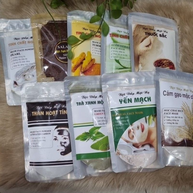 BỘT ĐẮP MẶT NẠ thảo dược thiên nhiên