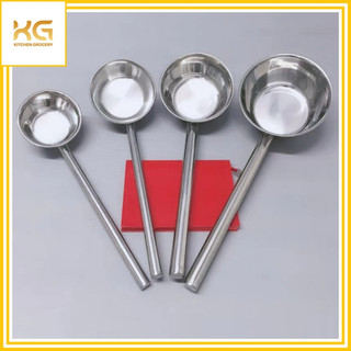 Gáo Múc Nước Inox Cán Dài 45cm