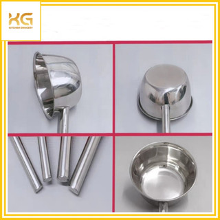 Gáo Múc Nước Inox Cán Dài 45cm