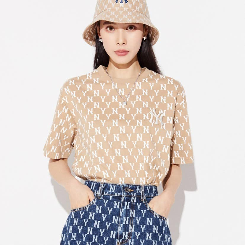 Áo thun MLB NY xuất phông cotton sang xịn mịn Full Tag Mac