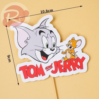 – Que cắm Tom & Jerry 2 - Trang trí bánh sinh nhật bánh kem