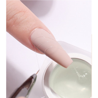 Gel nhện trong chà tráng gương, kéo sợi trong suốt trang trí móng, phụ kiện ngành nail