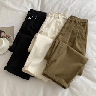 Quần dài kaki nữ, chất co giãn nhẹ mặc thoải mái, Uzangshop