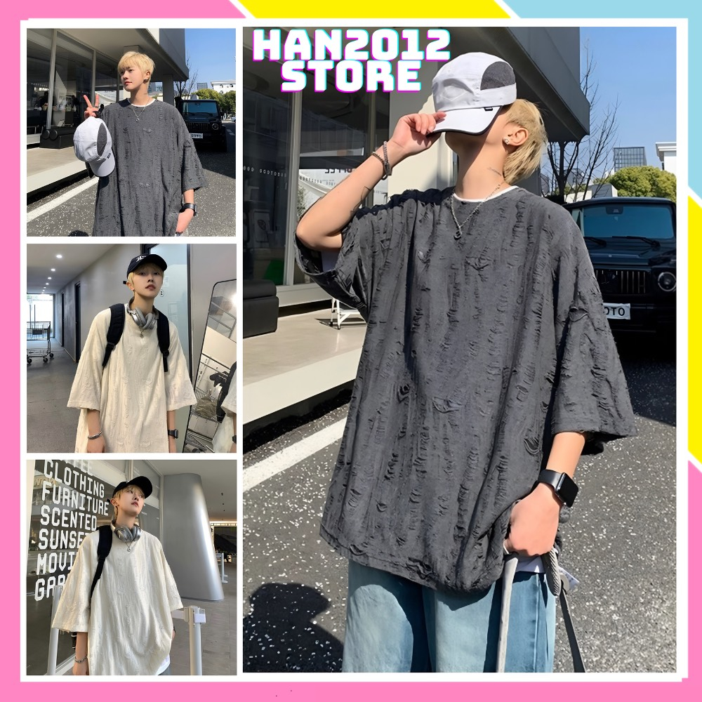 Áo Thun kiểu form rộng tay lỡ oversize 3158 hàn quốc Áo phông nam nữ tay lỡ phong cách ulzzang unisex