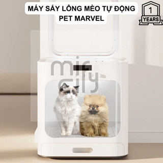  Máy lồng chuồng sấy tự động cho mèo Pet Marvel dung tích 64L sấy ion nhanh khô khử trùng ozone 
