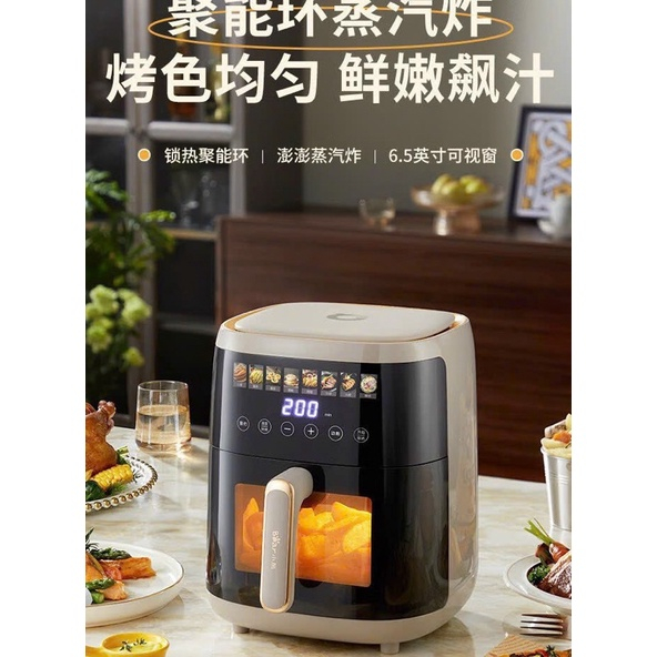 Nồi Chiên Không Dầu 5L Bear QZG-F15H1- Hàng Chính Hãng- Bảo Hành 12 Tháng