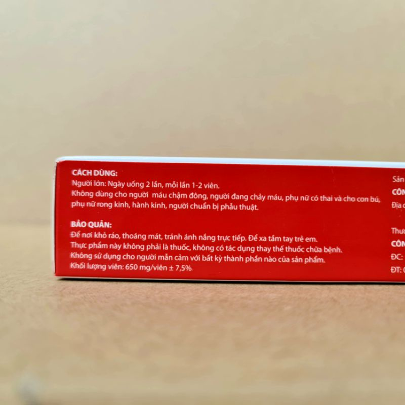Hoạt huyết dưỡng não Ginkgo Biloba Nattobest Q10 hỗ trợ tăng tuần hoàn não, tan cục máu đông – Hộp 30 viên