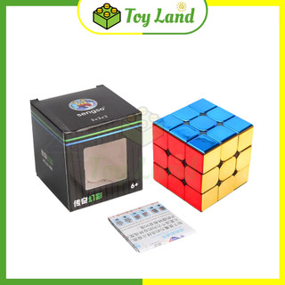 Rubik sengso metallic 3x3 m mạ màu kim loại có nam châm shengshou rubic đồ chơi trẻ em tư duy