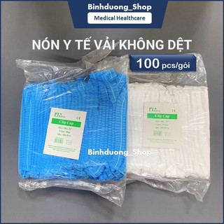 Nón giấy PT medical con sâu trắng/xanh dùng trong spa, y tế an toàn vệ sinh