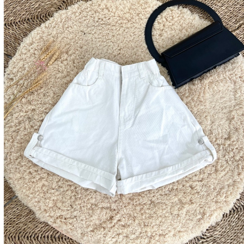 Quần short jean nữ nhiều màu form chuẩn
