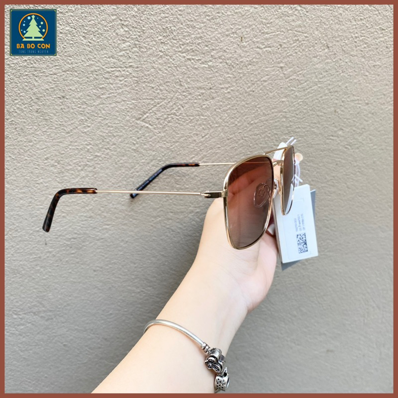 Kính phân cực HM dáng vuông, chống chói loá rất tốt, đeo cực đẹp, đầy đủ tem tag