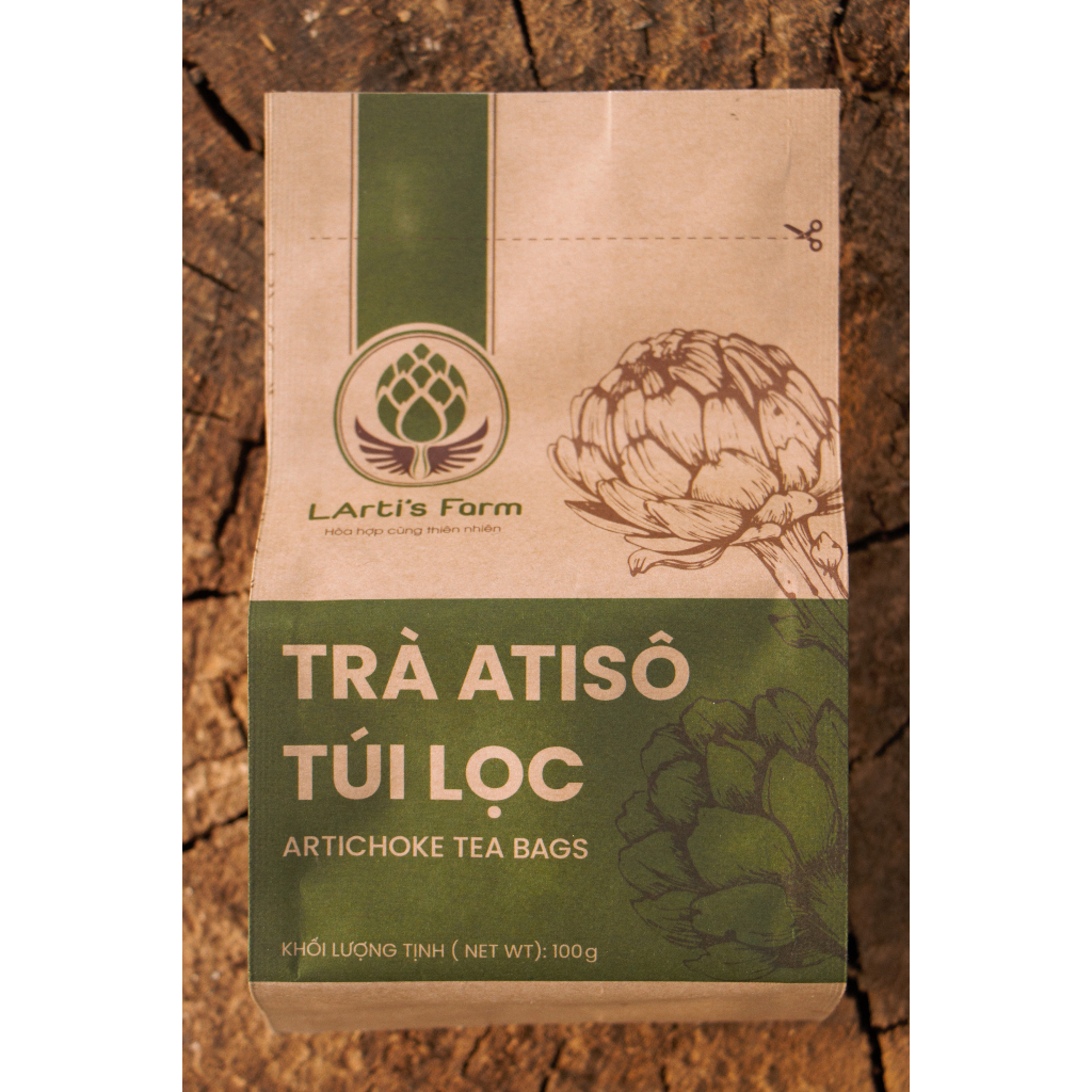 Trà Atiso Túi Lọc Hữu Cơ Đà Lạt LArti's Farm gói 100g