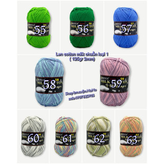 Len milk cotton loại 1
