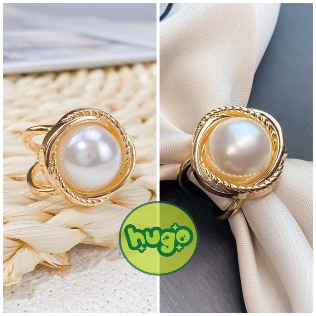 Khuy cài khăn- nút thắt khăn lụa làm nơ tạo kiểu đa năng