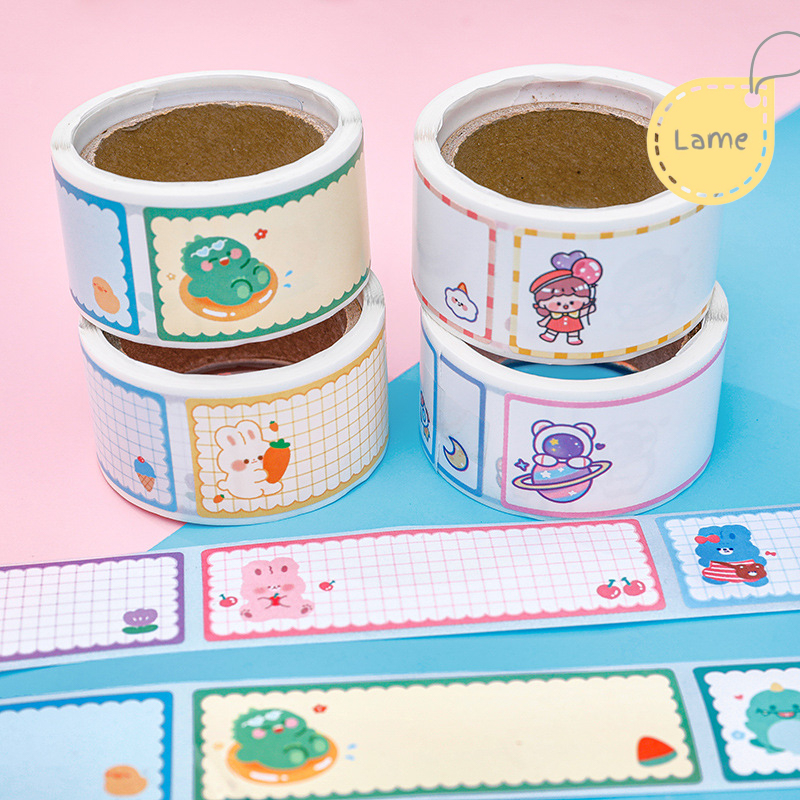 Nhãn Dán Ghi Chú Đa Năng Họa Tiết Hoạt Hình Dễ Thương Cho Học Sinh