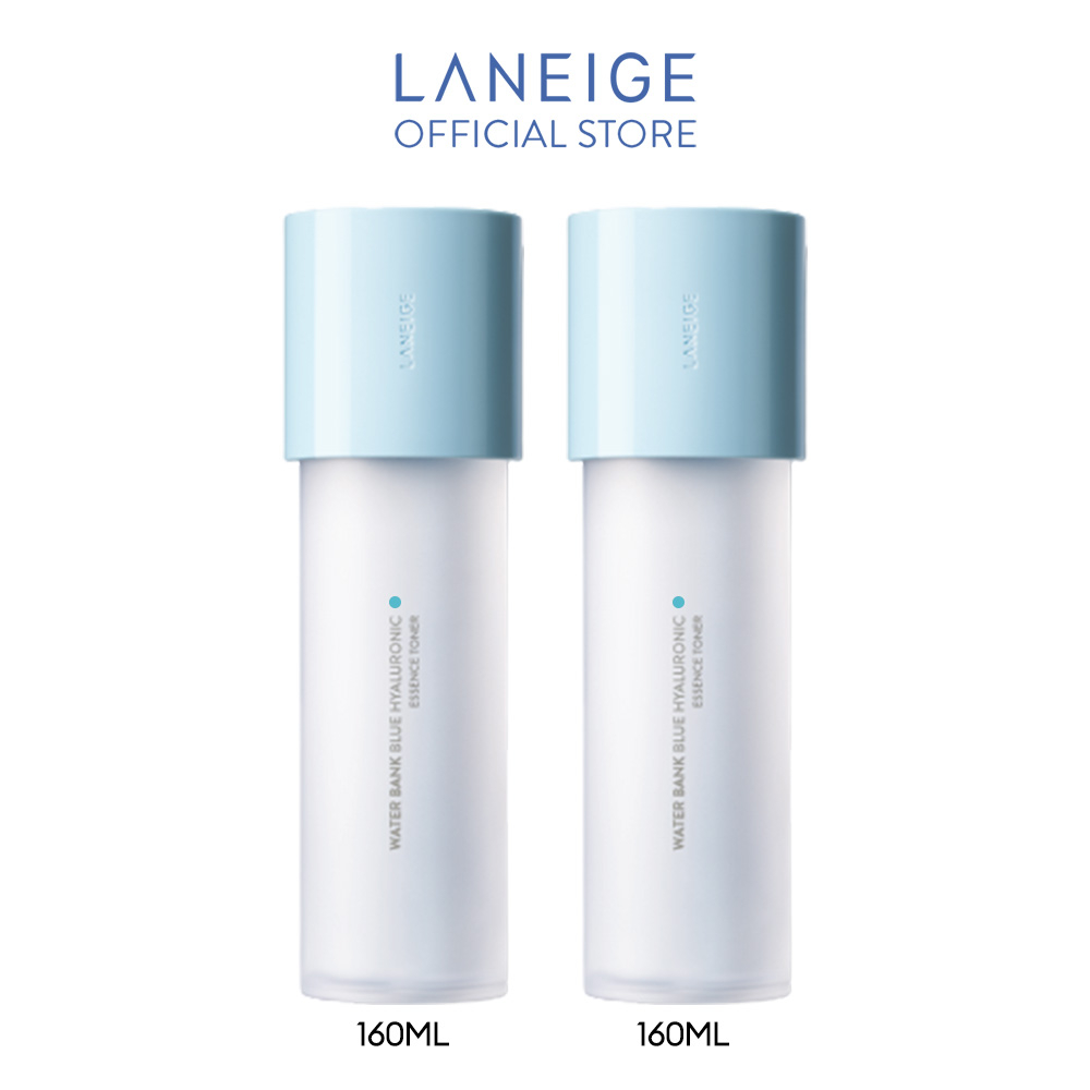 [Độc quyền SBD 2023] Nước Cân Bằng Dưỡng Ẩm Cho Da Dầu Laneige WaterBank Blue HA Toner 160ml x 2