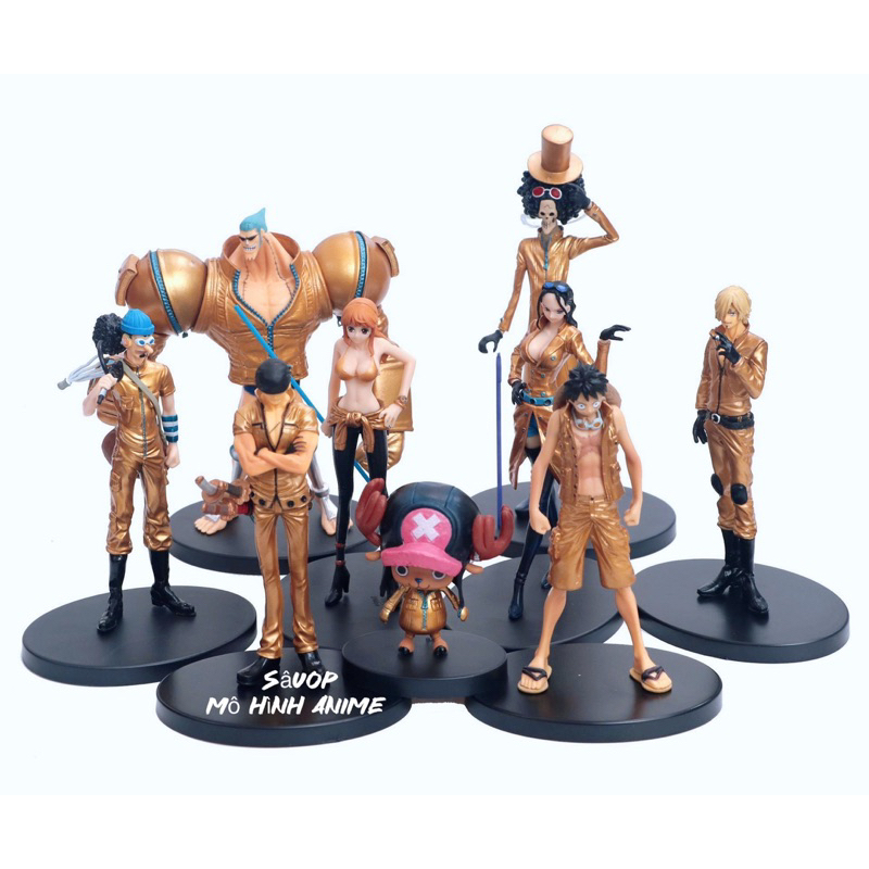 Set 9 Thành viên băng Mũ rơm có chân đế