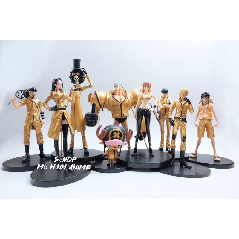 Set 9 Thành viên băng Mũ rơm có chân đế