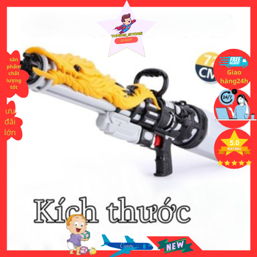 Súng bắn nước áp lực phiên bản đầu rồng