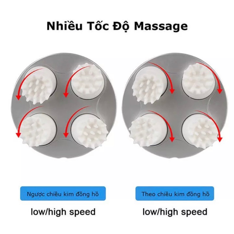 Máy Massage Đầu Đả Thông Kinh Lạc Lưu Thông Khí Huyết | Máy Massage Toán Thân Tiện Dụng