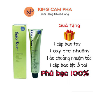 Thuốc nhuộm tóc Color Tour phủ bạc 100ml hàn quốc