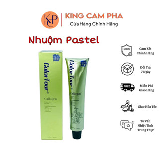    KOREA   Thuốc Nhuộm Tóc Màu PASTEL Color Tour Collagen 100ML 