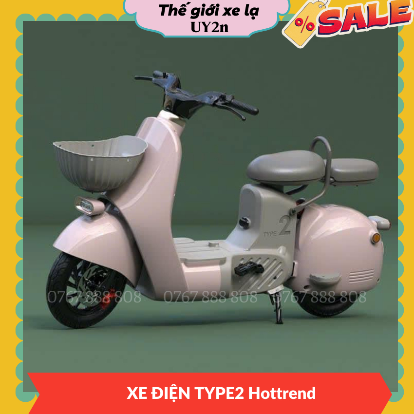 Xe điện Type2 - Mẫu mới ra lò - Thời trang hottrend
