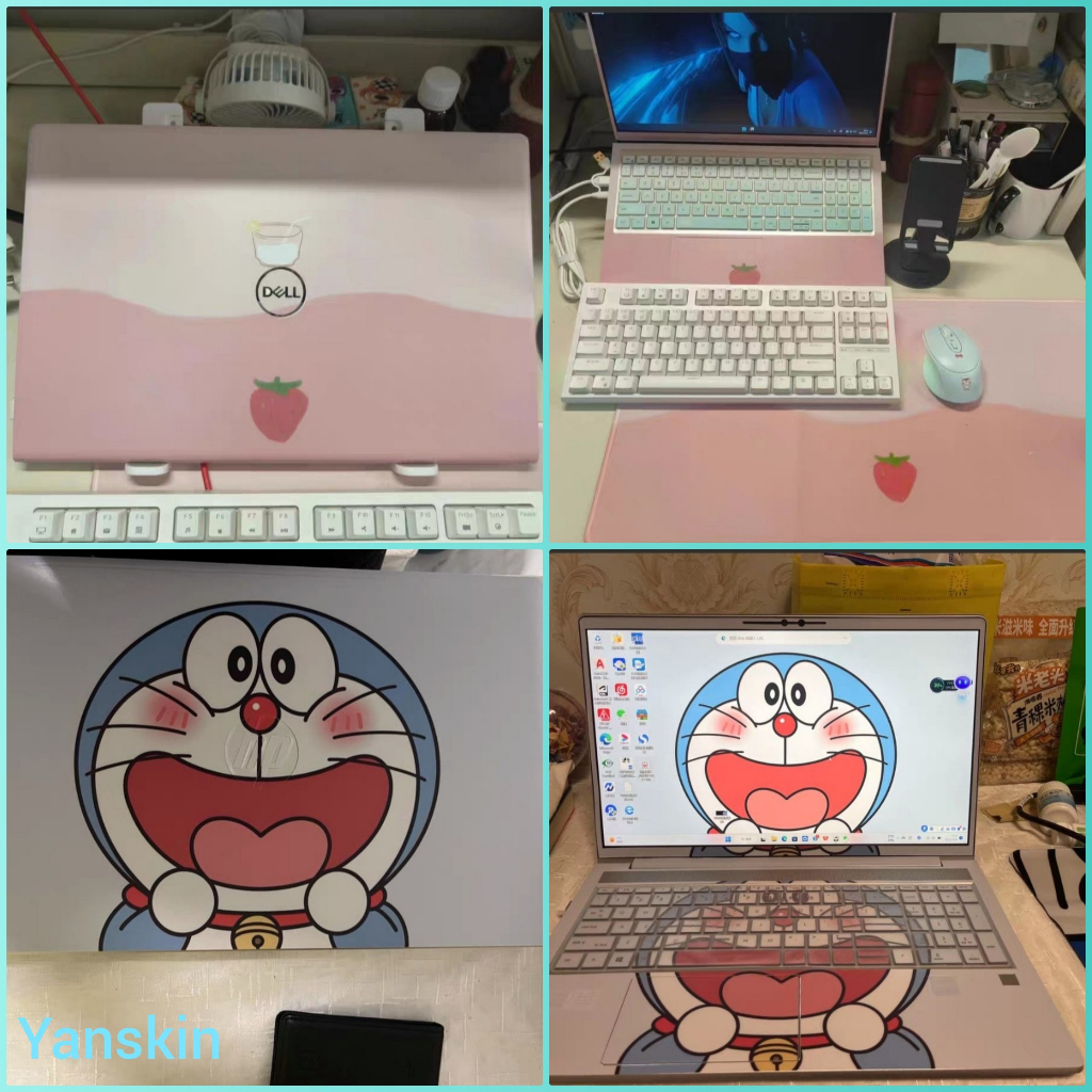 Skin Laptop Chống Trầy Mẫu Cute Dễ Thương - Skin Laptop Không Gây Nóng Asus Lenovo,..