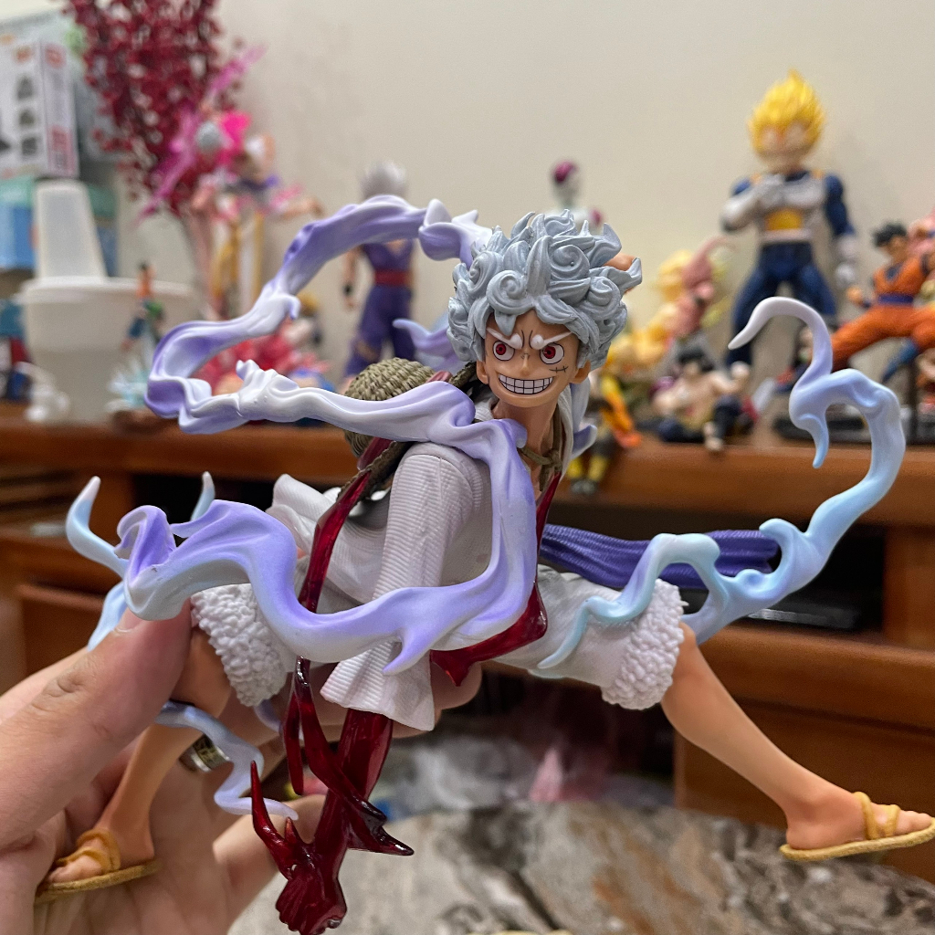 ĐỒ CHƠI MÔ HÌNH NHÂN VẬT LUFFY GEAR 5 THẦN MẶT TRỜI NIKA TRONG ANIME ONE PIECE, SƯU TẬP TRANG TRÍ DECOR QUÀ TẮNG