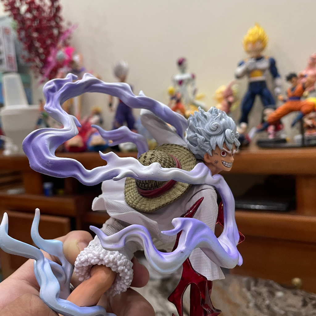 ĐỒ CHƠI MÔ HÌNH NHÂN VẬT LUFFY GEAR 5 THẦN MẶT TRỜI NIKA TRONG ANIME ONE PIECE, SƯU TẬP TRANG TRÍ DECOR QUÀ TẮNG