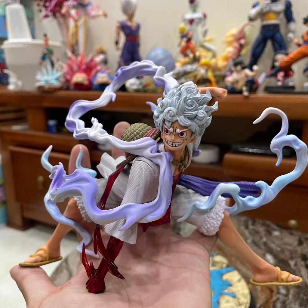 ĐỒ CHƠI MÔ HÌNH NHÂN VẬT LUFFY GEAR 5 THẦN MẶT TRỜI NIKA TRONG ANIME ONE PIECE, SƯU TẬP TRANG TRÍ DECOR QUÀ TẮNG