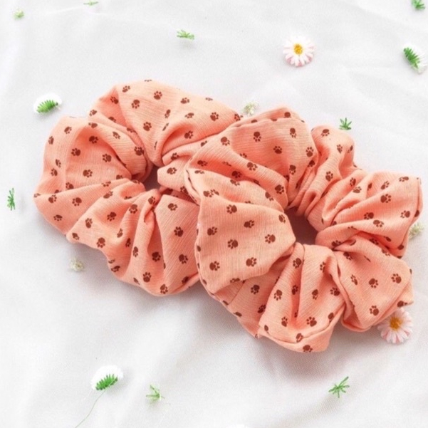 Scrunchies/ dây buộc tóc chân cún🐾 SR08