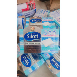 Bông tẩy trang Nhật Bản Silcot 82 miếng MÓP HỘP DO VẬN CHUYỂN.