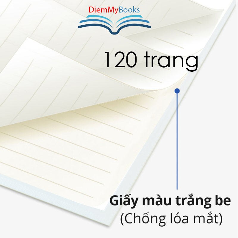 120 Trang- Sổ bìa còng kèm lõi Deli QHA560-gáy lò xo khổ A5 có file lá phân - Màu Pastel xinh xắn
