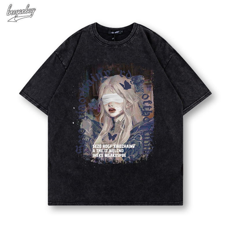 Áo thun nam wash BEEYANBUY áo phông basic đẹp T-shirt unisex ulzzang 100% cotton-Y0340